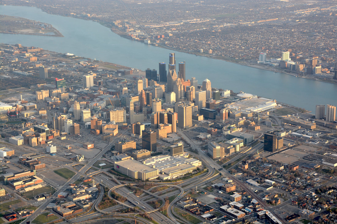 Downtown Detroit, Michigan